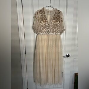 Needle & Thread Patchwork Sequin Dress from Anthropologie/ bhldn.